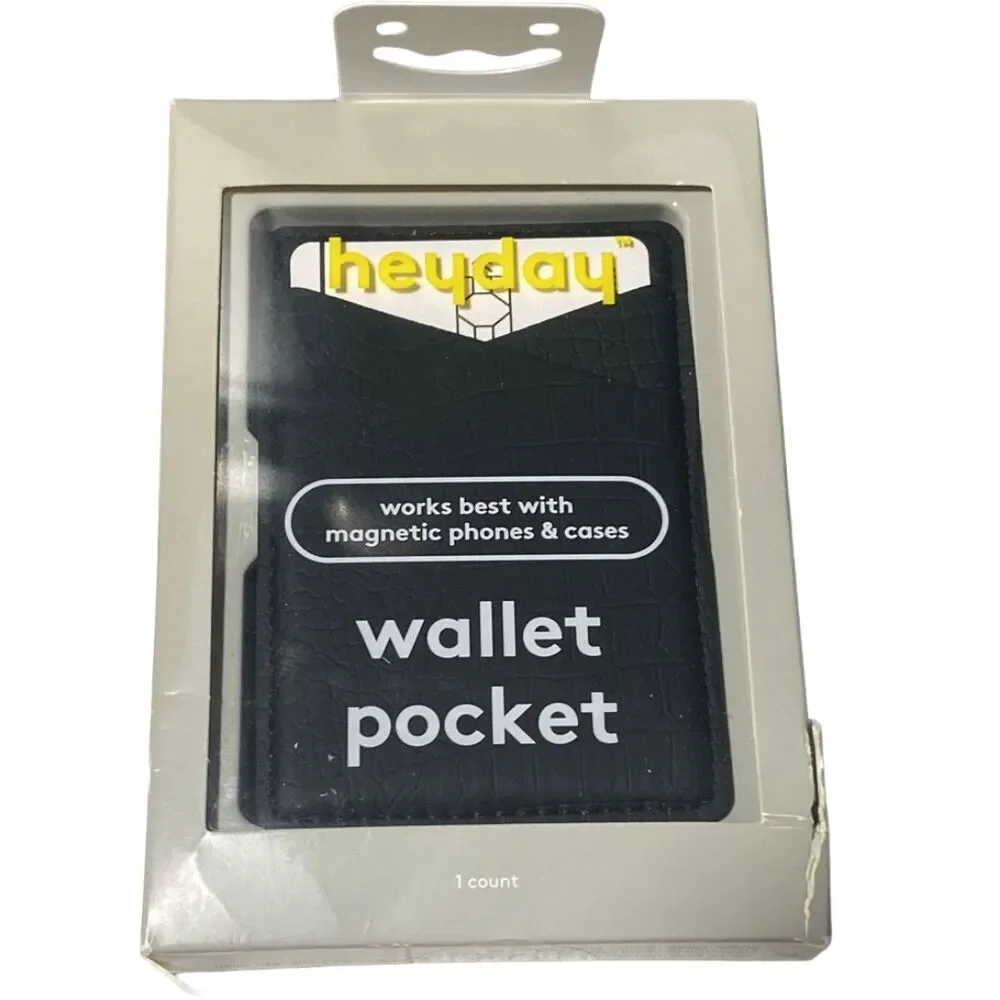 heyday MagSafe Phone Wallet Card Holder for iPhone 12-16 Magnetic Open Box OEM